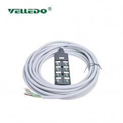 Распределительная коробка VELLEDQ M12-A3-8K4-10.0TL/GY